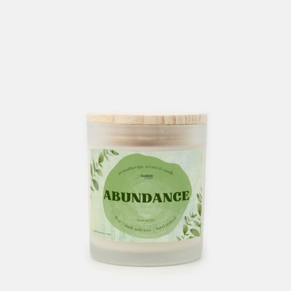 Abundance Candle Frosted Glass